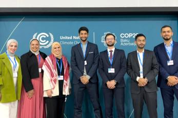Jordan’s youth delegation at COP29 in Baku, Azerbaijan.