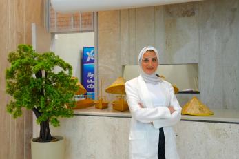 Nuha Fino at her Sushi Box restaurant.