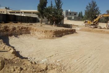 Al-Shakhout Elementary School for Boys - Photos before and after the completion of construction and maintenance work.