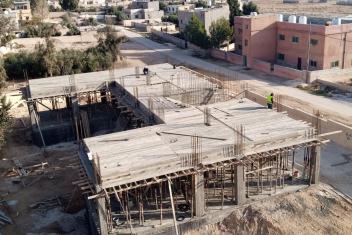 Al-Shakhout Elementary School for Boys - Photos before and after the completion of construction and maintenance work.