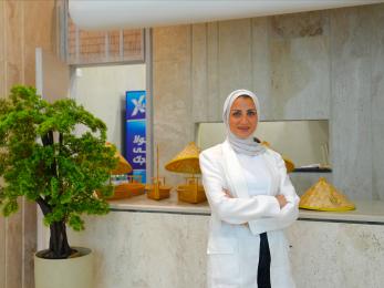 Nuha Fino at her Sushi Box restaurant.
