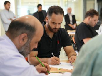 Business owners in Al - Karak Governorate participate in an intensive capacity-building session, learning to translate their passion into market-ready operations.